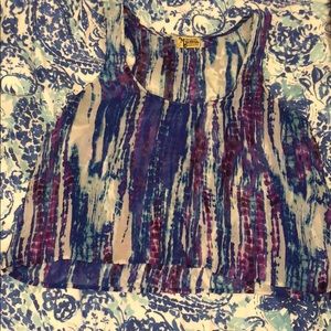 Show Me Your Mumu Blue/Purple Printed Tank